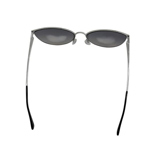 Tom Ford Zeila Cat Eye Silver Sunglasses Womens TF654 Rhodium Black main image 4